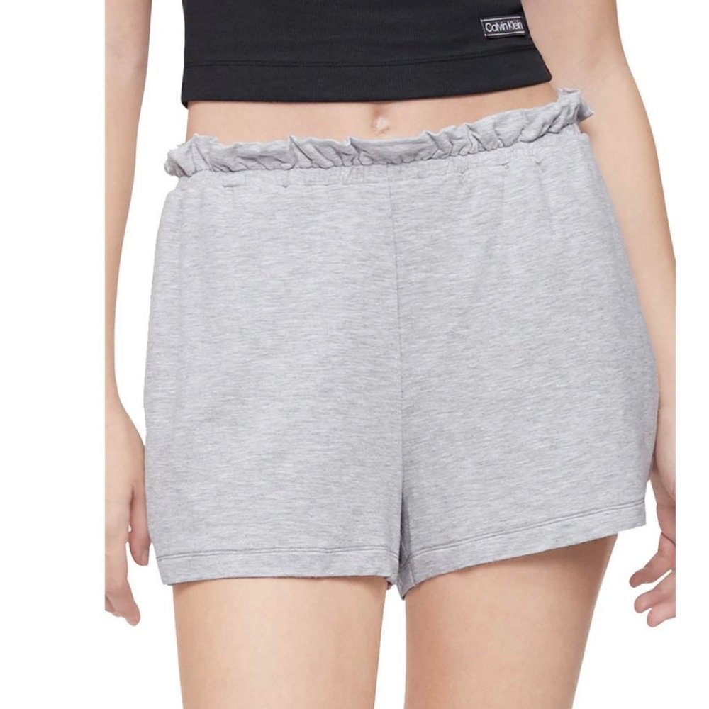 💖MEGA SALE💖Calvin Klein QS6680-060 Women's Pure Sleep Gray Viscose Short - Picture 1 of 8